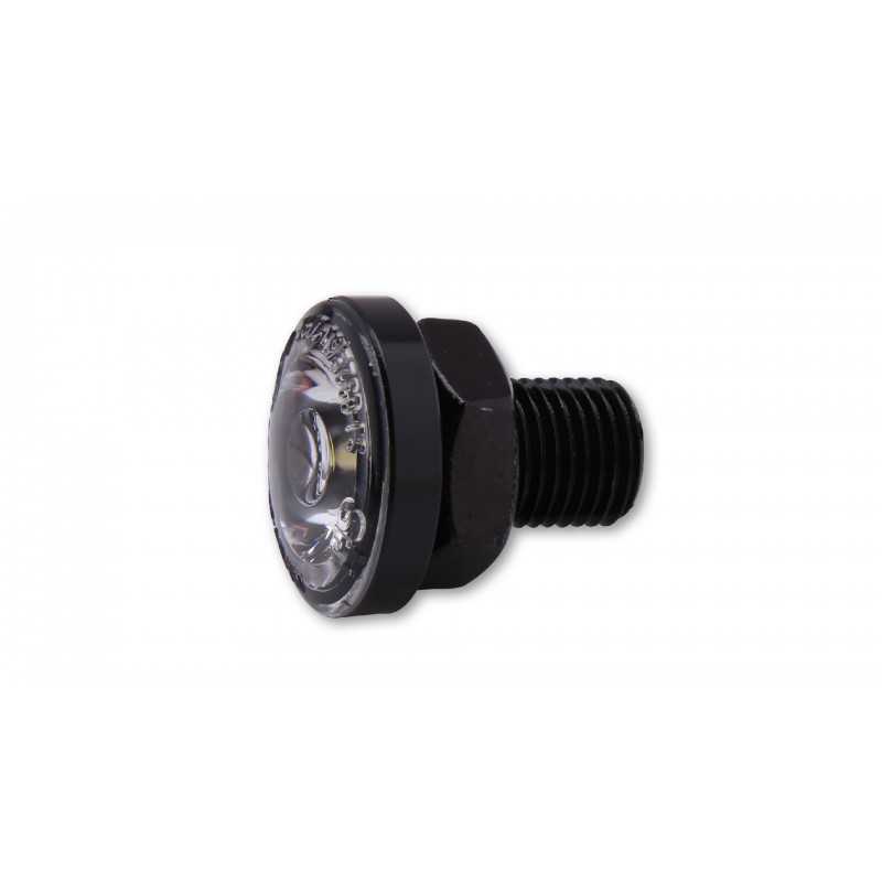 Parkeerlicht/bij-verlichting LED rond 24,7mm/M12 met houder