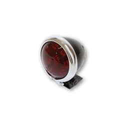 Achterlicht LED Bates Style zwart/rood