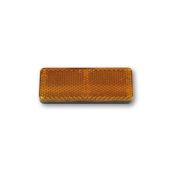 Reflector oranje voorvork 85x31mm