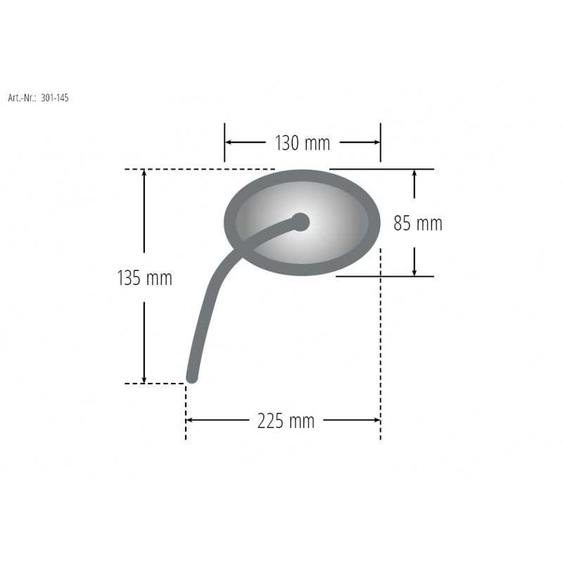 Spiegels Booster 2 aluminium zwart 