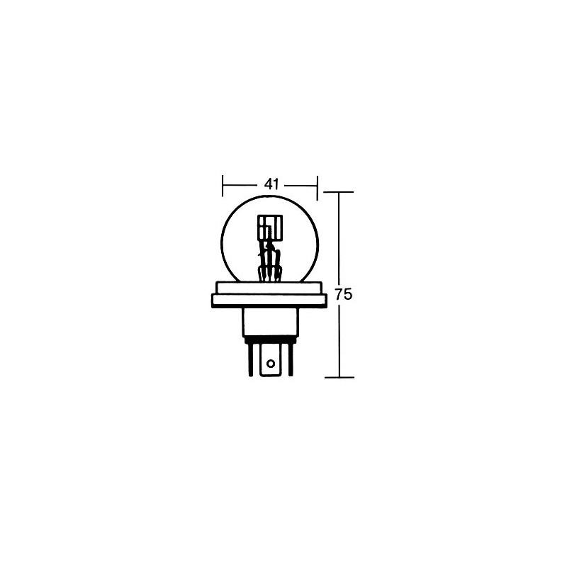 Lamp R2 12V 45 / 40W P45T