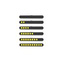 Kuipspiegels Torezzo met LED Loop knipperlichten zwart (audi)