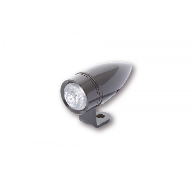 Knipperlichten LED Mono Bullet kort zwart