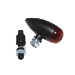 Achterlicht Micro Bullet zwart/rood