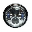 Koplamp LED 6,5" chroom