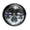 Koplamp LED 6,5" chroom