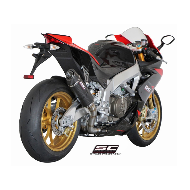 Uitlaatdemper Oval carbon Aprilia RSV4-Factory-R-APRC (09-14)