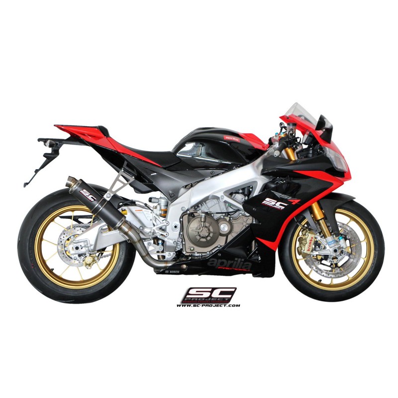 Uitlaatdemper GP titanium Aprilia RSV4-Factory-R-APRC (09-14)