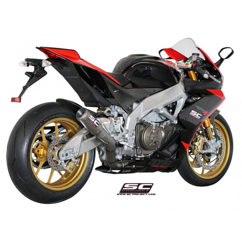 Uitlaatdemper CR-T carbon Aprilia RSV4-Factory-R-APRC (09-14)