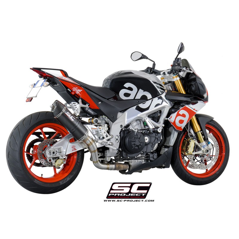 Uitlaatdemper Oval carbon Aprilia Tuono V4-Factory-RR (15-16)