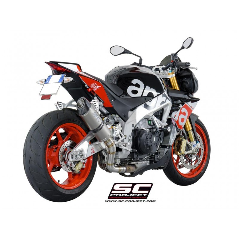 Uitlaatdemper Oval titanium Aprilia Tuono V4-Factory-RR (15-16)