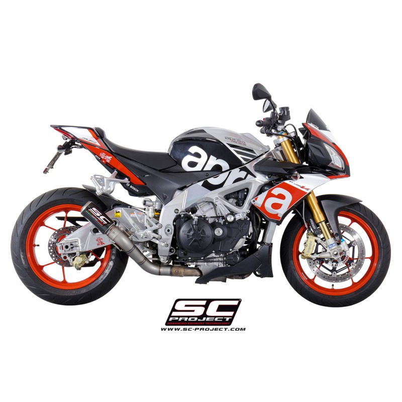 Uitlaatdemper CR-T carbon Aprilia Tuono V4-Factory-RR (15-16)