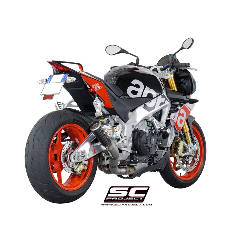 Uitlaatdemper CR-T carbon Aprilia Tuono V4-Factory-RR (15-16)