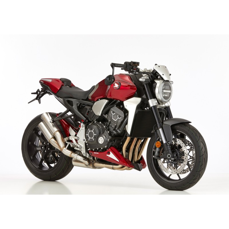 Hugger achterzijde met alu kettingbeschermer CB1000R rood