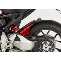 Hugger achterzijde met alu kettingbeschermer CB1000R rood/zwart