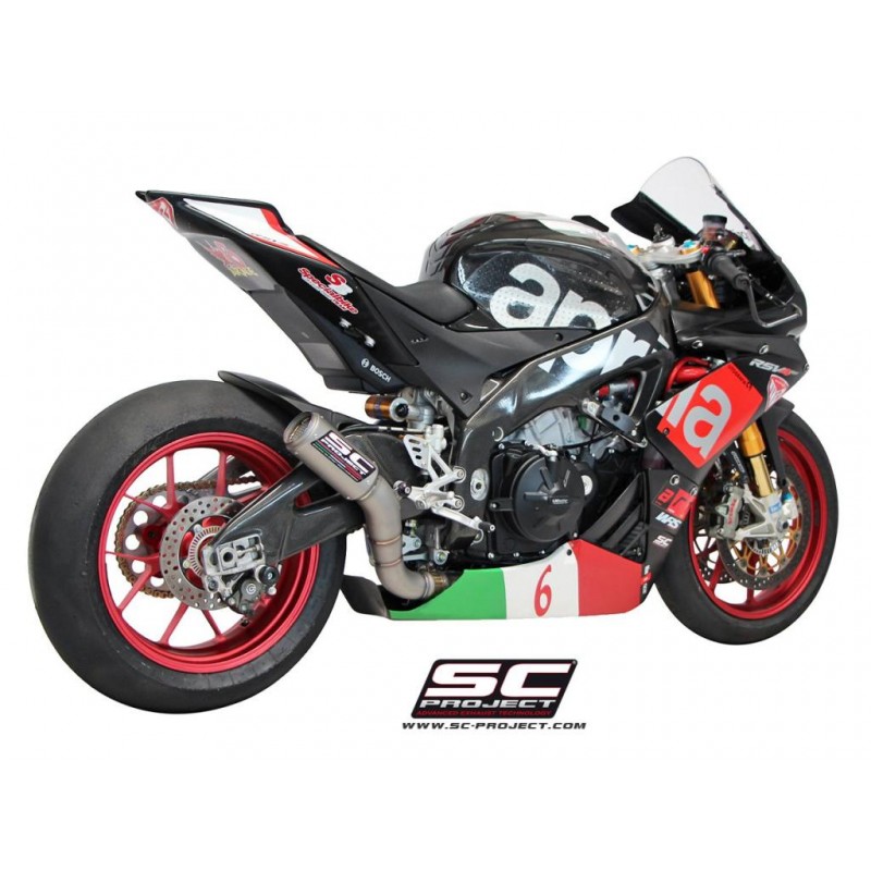 Uitlaatdemper CR-T titanium Aprilia RSV4-RF-RR (15-16)