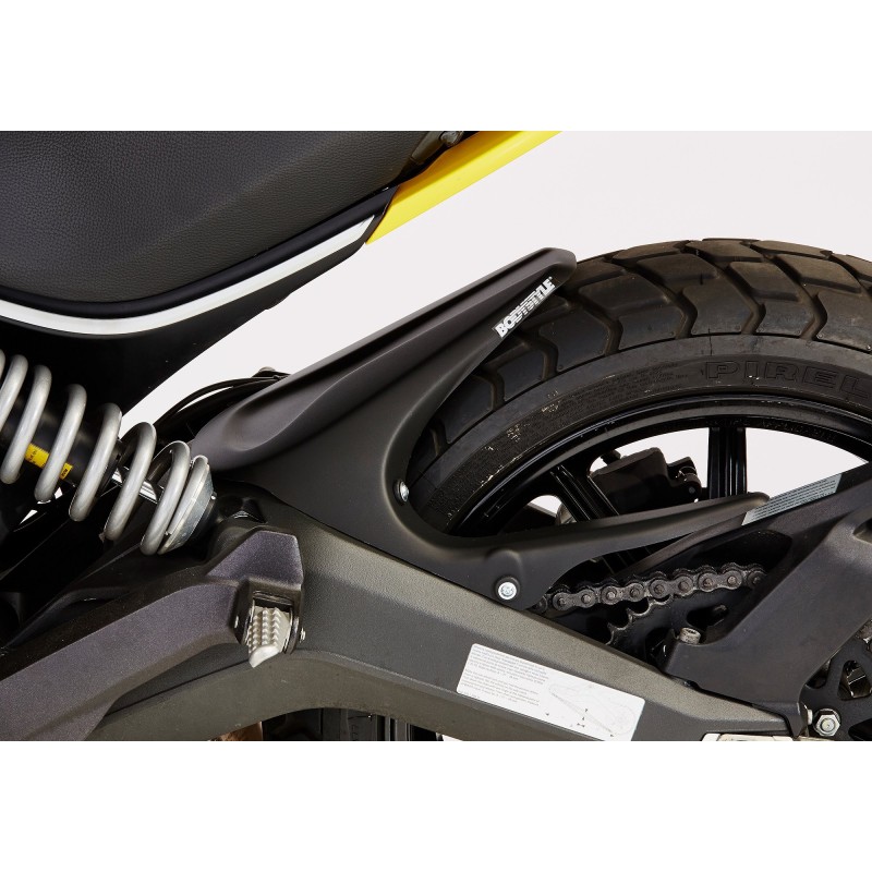 Hugger Achterzijde SCRAMBLER zwart