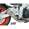 Uitlaatdemper CR-T low titanium Aprilia Tuono V4 1100-Factory-RR (17-20)