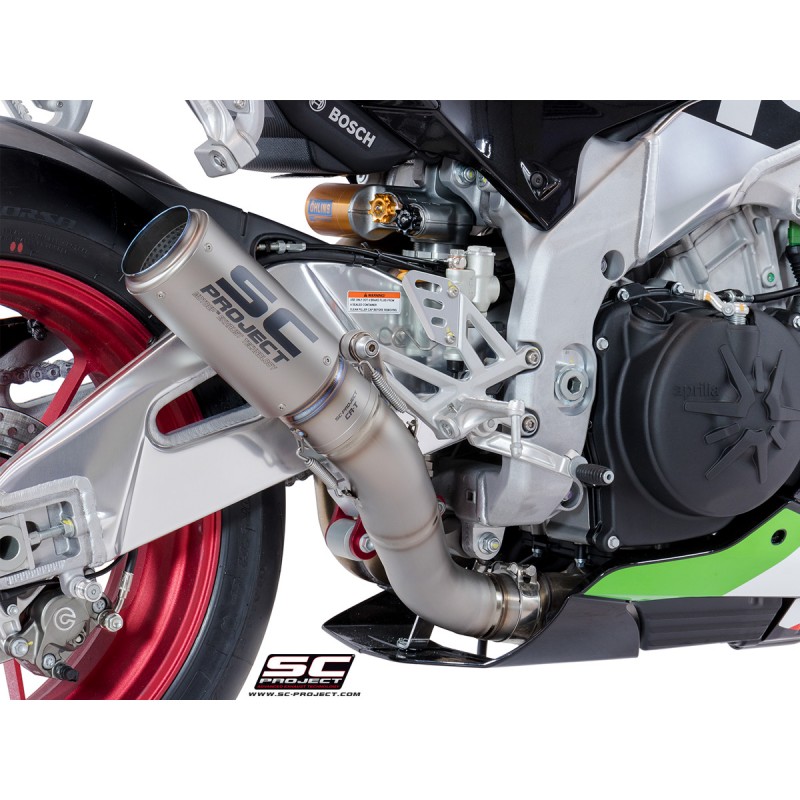 Uitlaatdemper high CR-T titanium Aprilia RSV4-RF-RR (18-20)