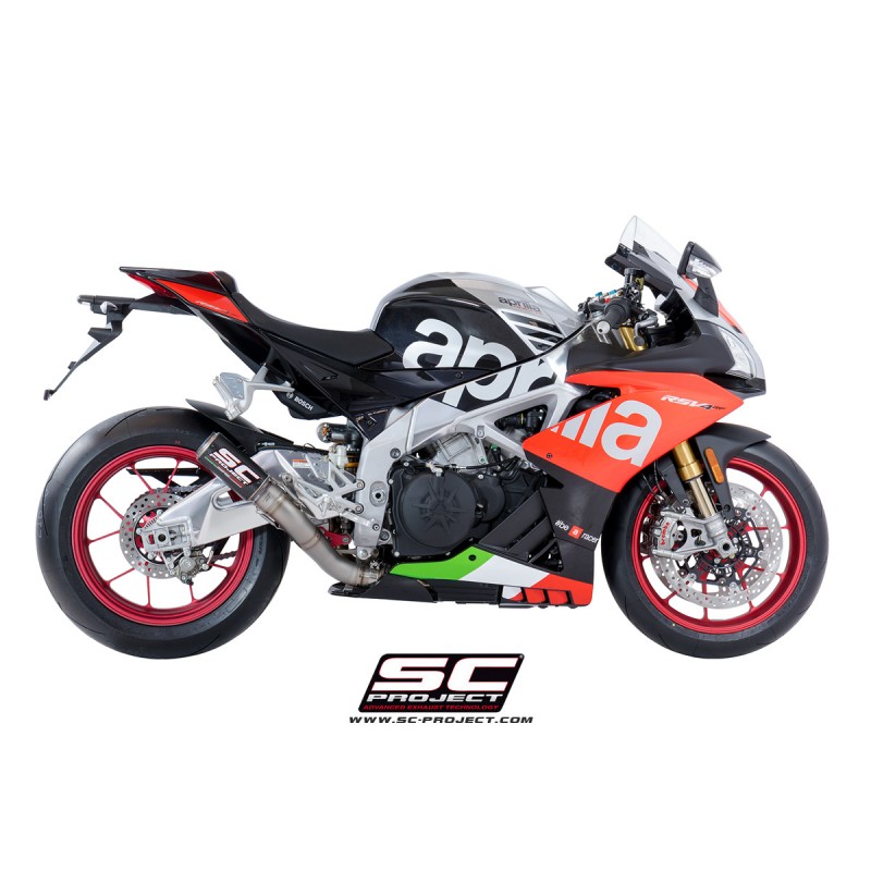 Uitlaatdemper high CR-T carbon Aprilia RSV4-RF-RR (18-20)