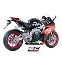 Uitlaatdemper low CR-T titanium Aprilia RSV4-RF-RR (18-20)