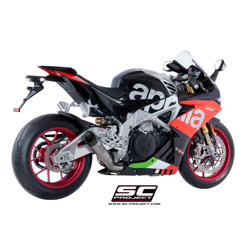 Uitlaatdemper S1 titanium Aprilia RSV4-RF-RR (18-20)