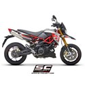 Uitlaatdempers SC1-M titanium Aprilia Dorsoduro 900 (17-20)