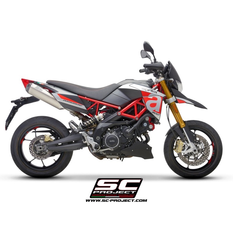 Uitlaatdempers SC1-M titanium Aprilia Dorsoduro 900 (17-20)