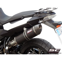 Uitlaatdemper Oval carbon BMW F800GS - Adventure (08-15)