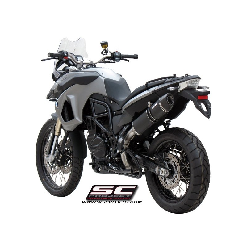 Uitlaatdemper Oval carbon BMW F800GS - Adventure (08-15)