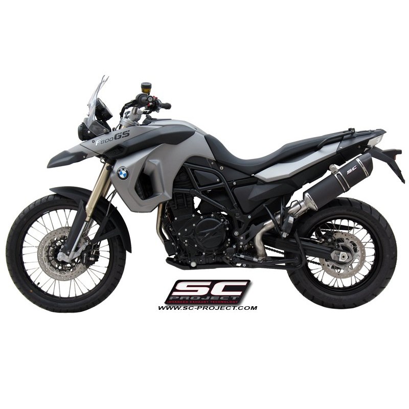 Uitlaatdemper Oval carbon BMW F800GS - Adventure (08-15)