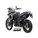 Uitlaatdemper Oval titanium BMW F800GS - Adventure (08-15)