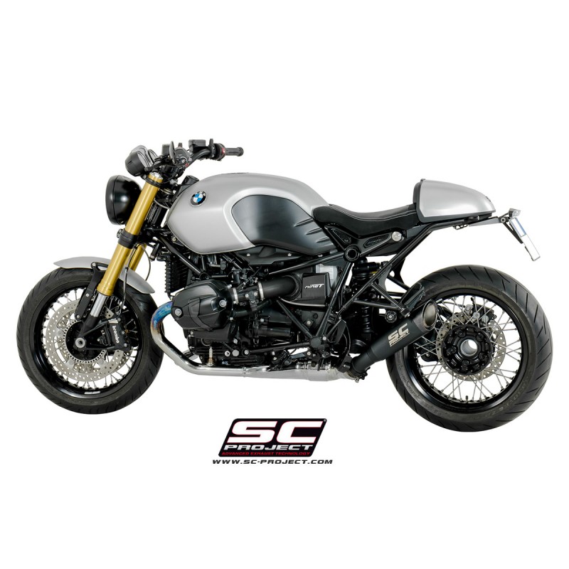 Uitlaatdemper S1 zwart BMW R Nine T (14-16)