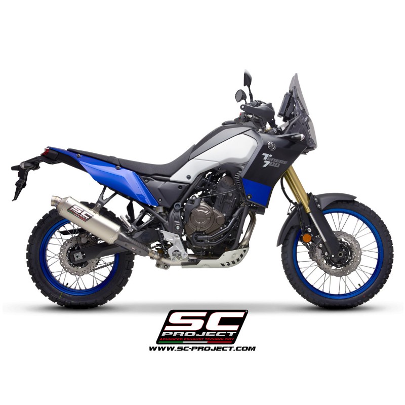 Uitlaatdemper Rally Raid zilver Yamaha Tenere (19-20)