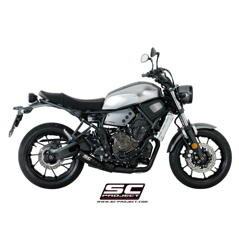 Uitlaatsysteem 2-1 70s zwart Yamaha MT-07 (17-20)