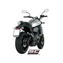 Uitlaatsysteem 2-1 70s zwart Yamaha MT-07 (17-20)