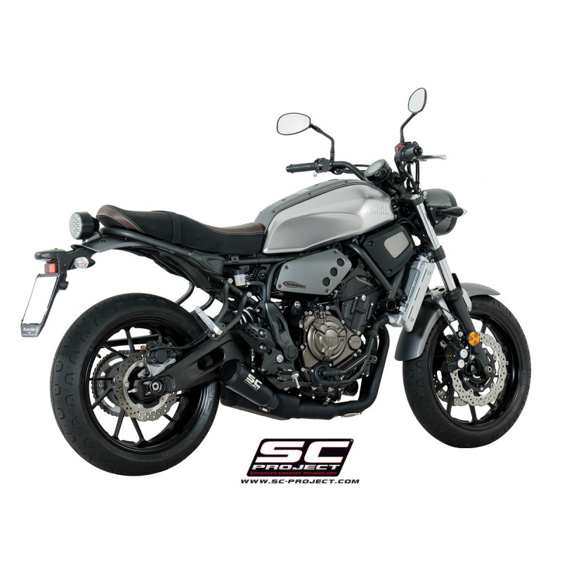 Uitlaatsysteem 2-1 70s zwart Yamaha MT-07 (17-20)