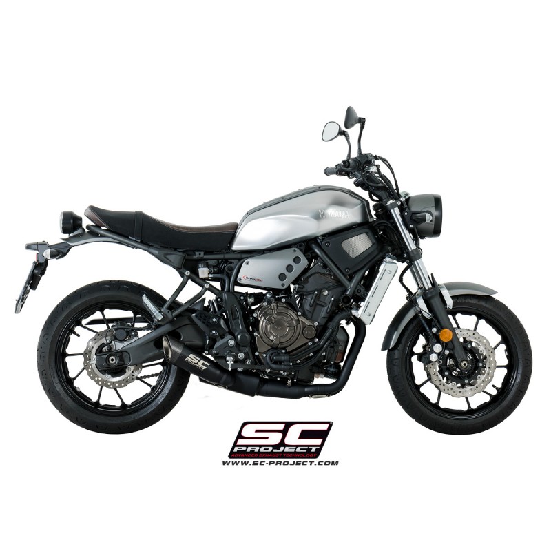 Uitlaatsysteem 2-1 S1 zwart Yamaha MT-07 (17-20)