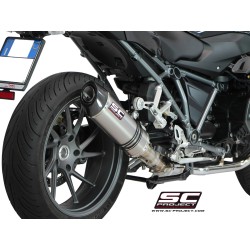 Uitlaatdemper Oval titanium BMW R1200R-RS (15-16)