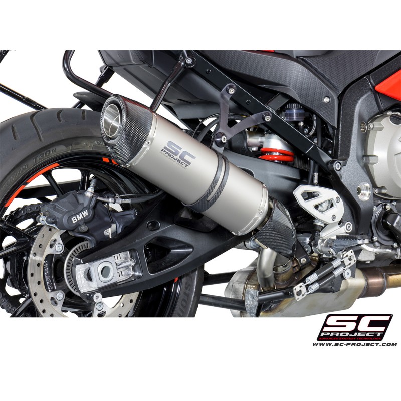 Uitlaatdemper Oval high titanium BMW S1000XR (17-19)