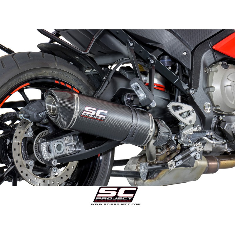 Uitlaatdemper Oval low carbon BMW S1000XR (17-19)