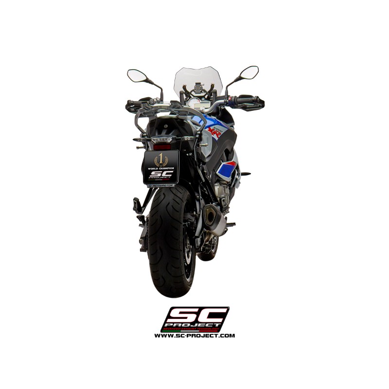 Uitlaatdemper SC1-R titanium BMW S1000XR (17-19)