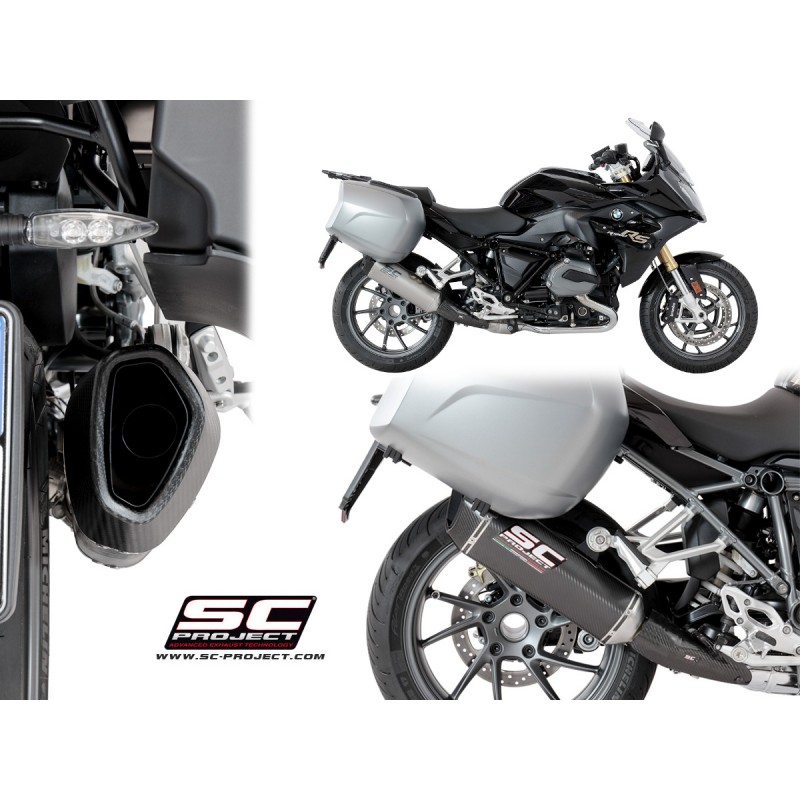 Uitlaatdemper SC1-R carbon BMW R1200R-RS (17-18)