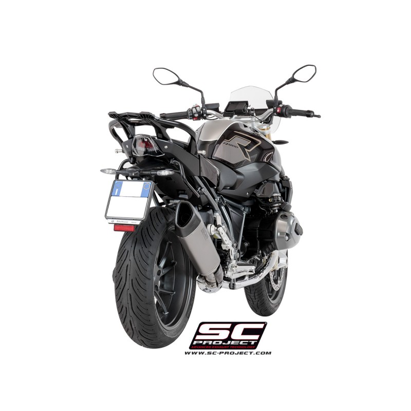 Uitlaatdemper SC1-R titanium BMW R1200R-RS (17-18)