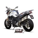 Uitlaatdemper Oval titanium BMW F800R (09-16)