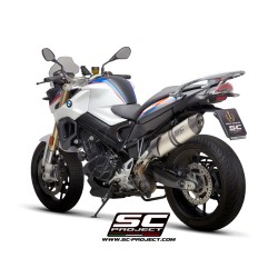 Uitlaatdemper Oval titanium BMW F800R (09-16)