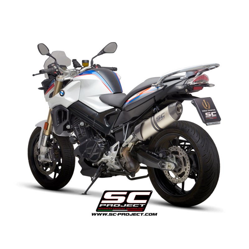 Uitlaatdemper Oval titanium BMW F800R (09-16)