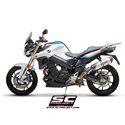 Uitlaatdemper Oval titanium BMW F800R (09-16)