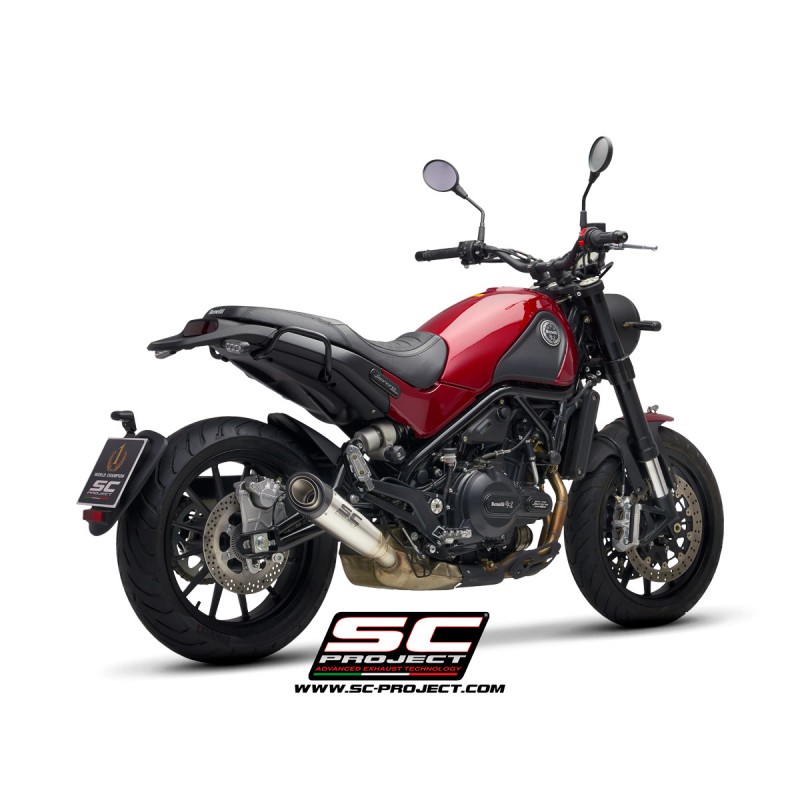 Uitlaatdemper S1 RVS Benelli Leoncino 500 - Trail (17-20)