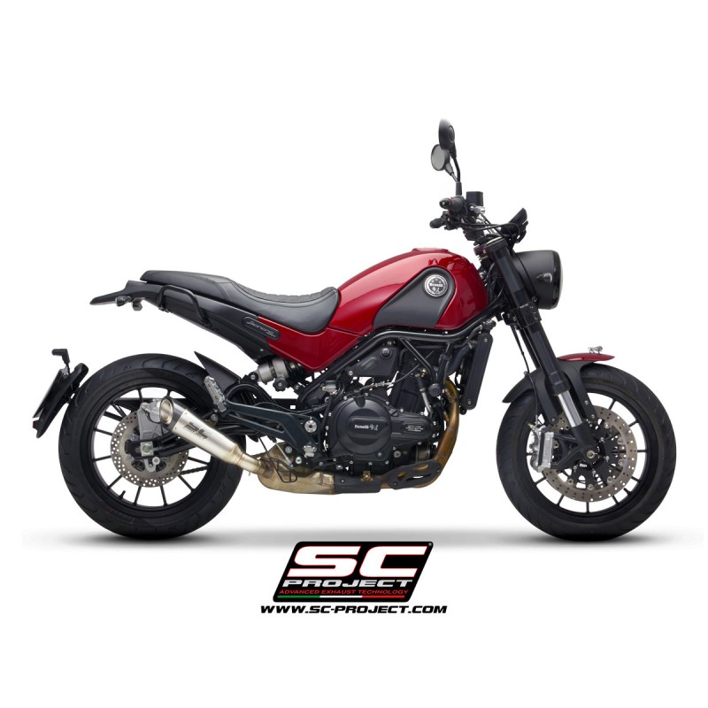 Uitlaatdemper S1 RVS Benelli Leoncino 500 - Trail (17-20)